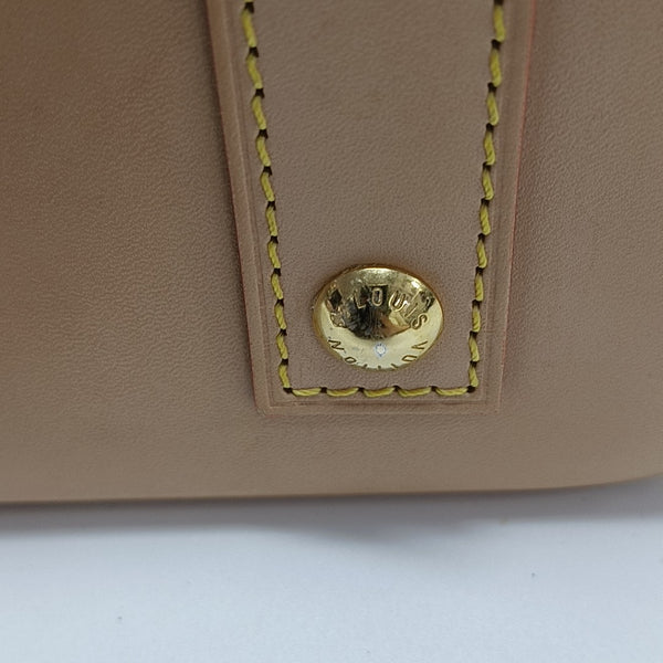ALMA BB Monogram Coated Canvas Brown
