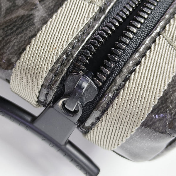 Monogram Coated Canvas PM Gray