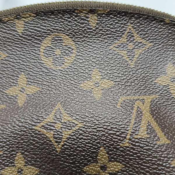 COSMETIC PM Monogram Coated Canvas Brown