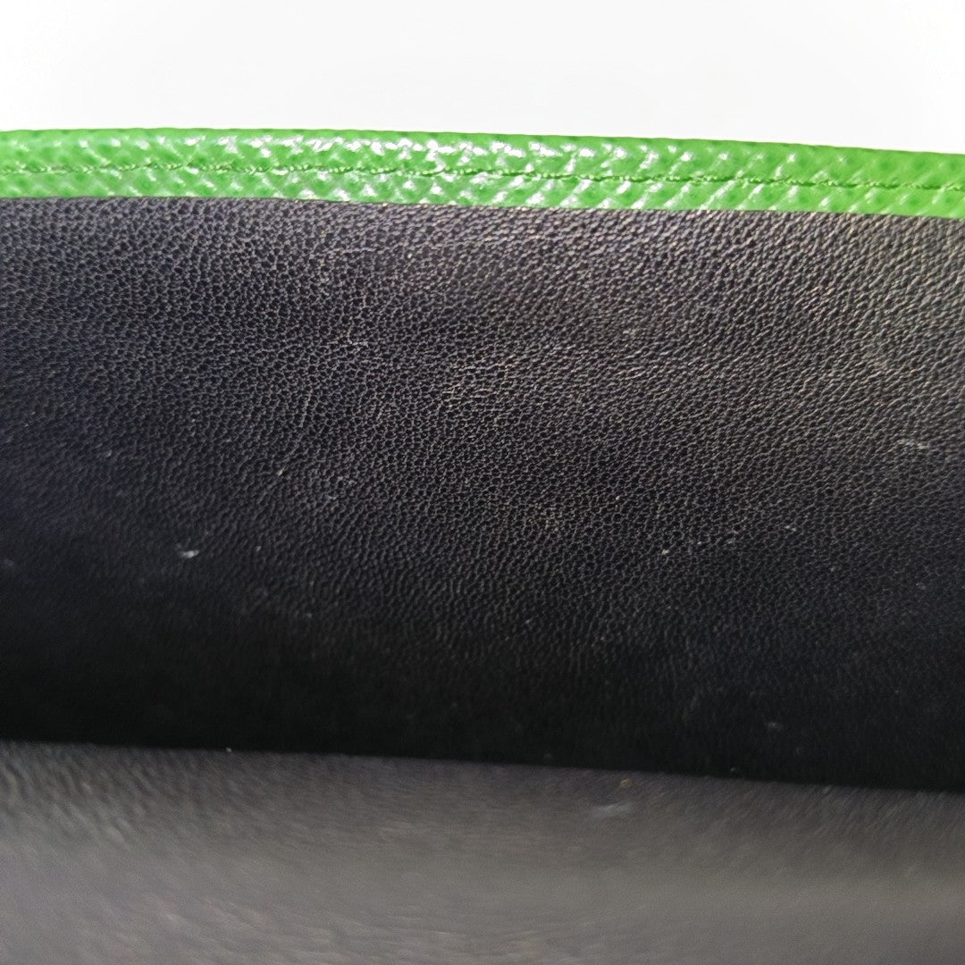 Calfskin Wallet Green