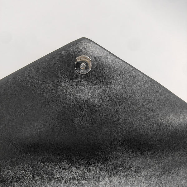 Chevron Calfskin Black