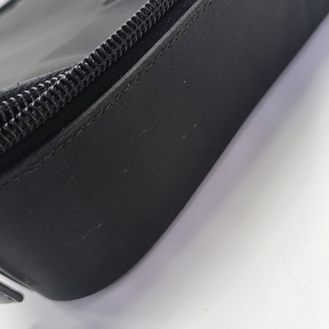 Nylon Shoulder Bag Black