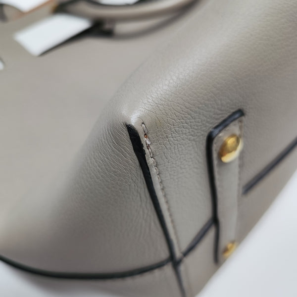 The Belt Large Calfskin Gray