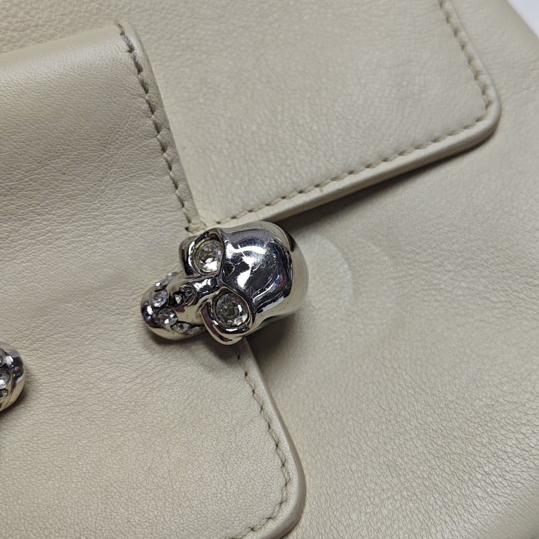 Calfskin Crossbody Bag Beige