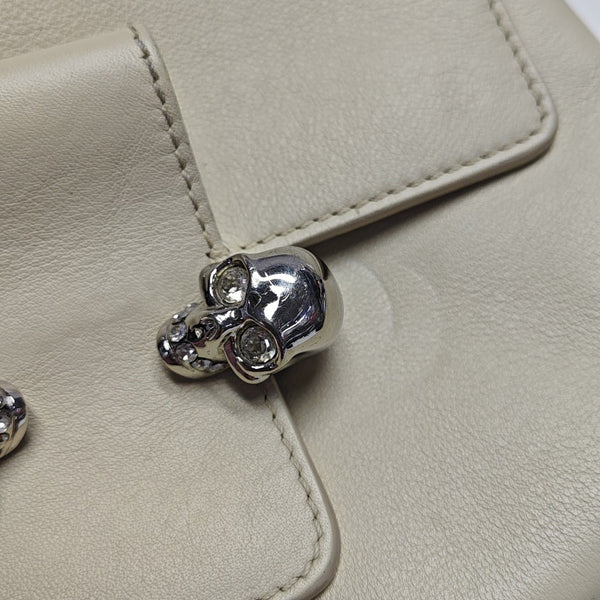 Calfskin Crossbody Bag Beige