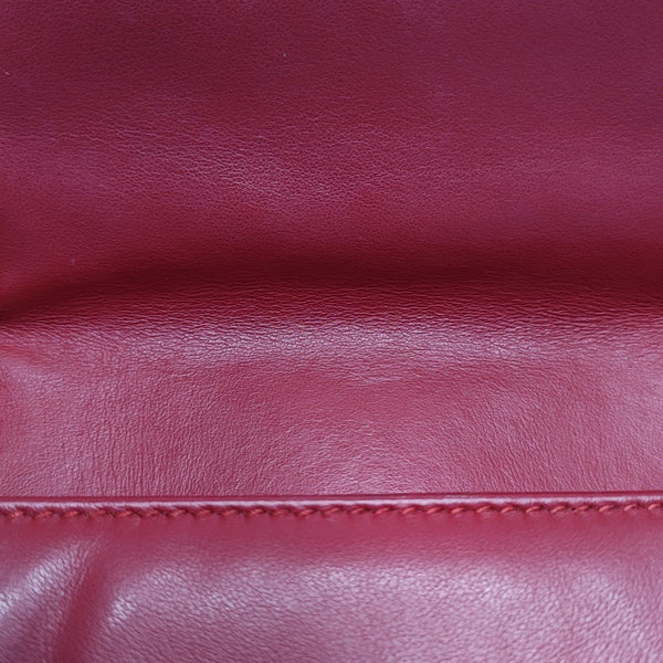 GG Marmont Small Quilted Calfskin Red