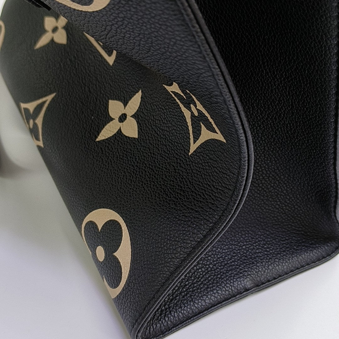 ONTHEGO MM Monogram Calfskin Black