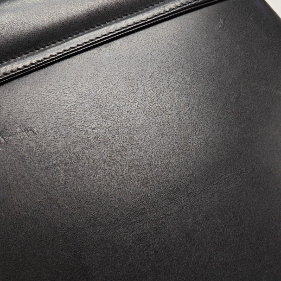 Calfskin Shoulder Bag Black