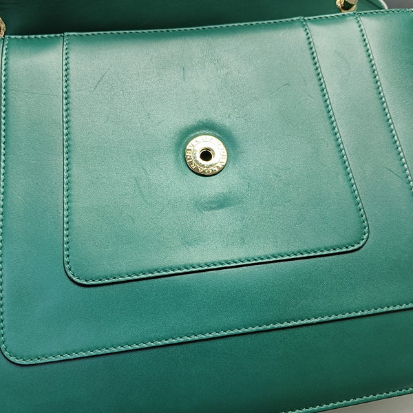 SERPENTI FOREVER Calfskin Green