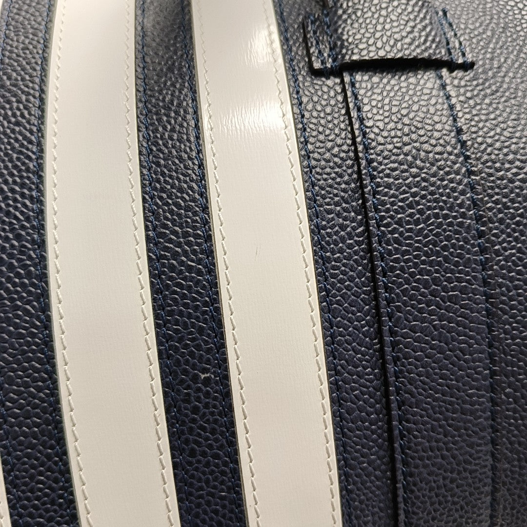 Calfskin Top Handle Bag Blue