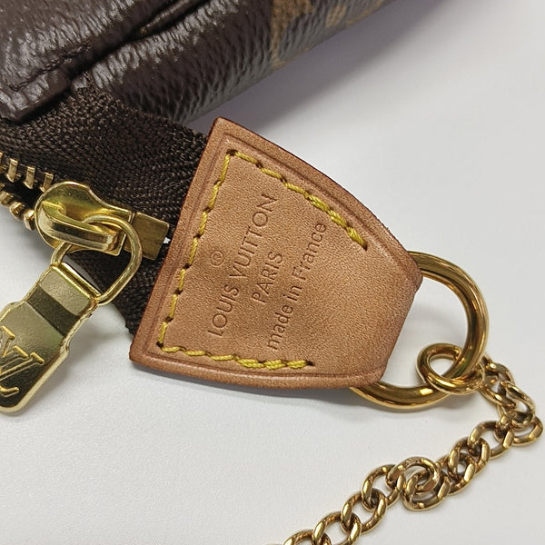 ACCESSOIRES Mini Monogram Coated Canvas Brown