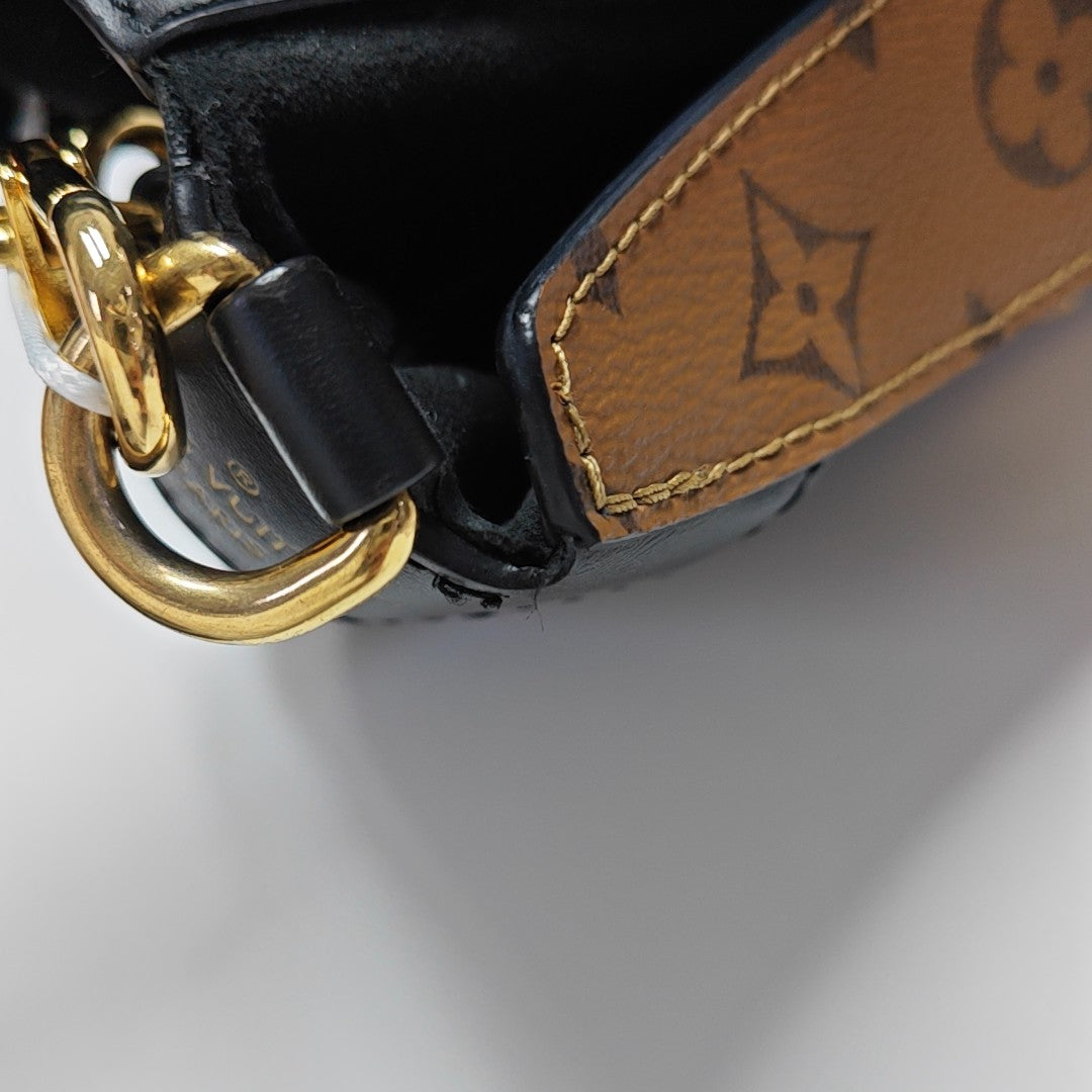 TWINNY Monogram Coated Canvas Brown