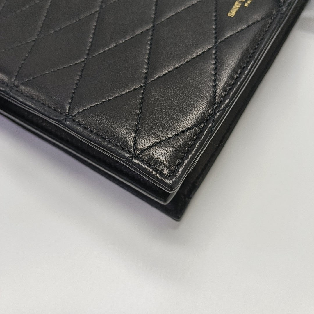 LE MAILLON Quilted Lambskin Black