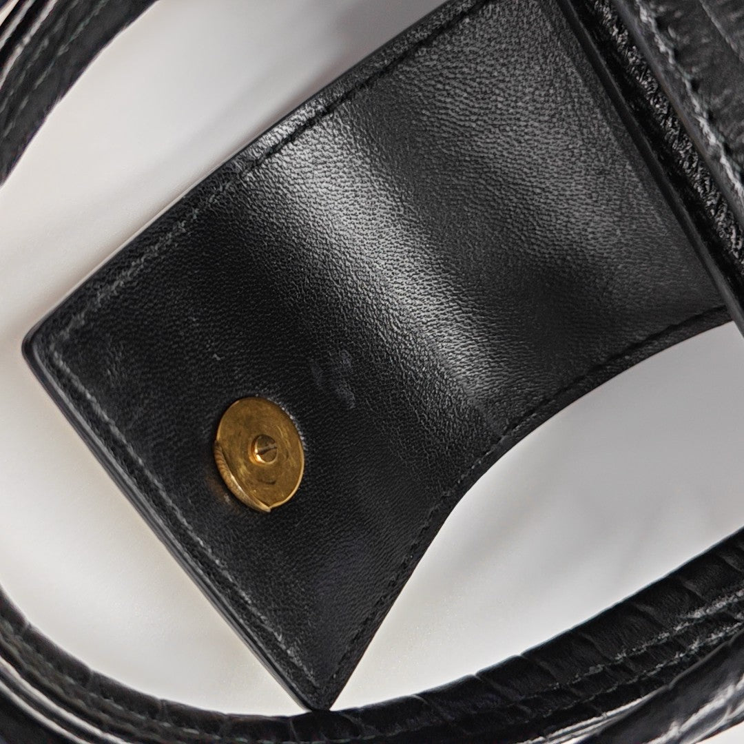 Sharp Calfskin Black
