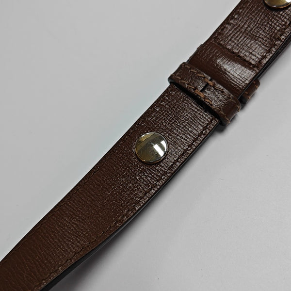Horsebit 1955 Medium Monogram Coated Canvas Beige