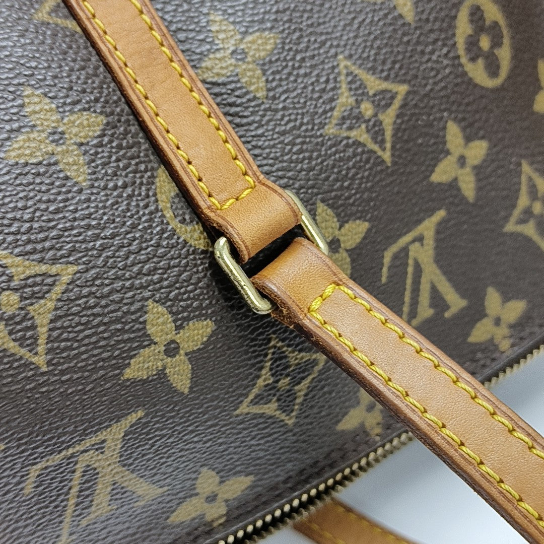 PAPILLON 30 Monogram Coated Canvas Brown