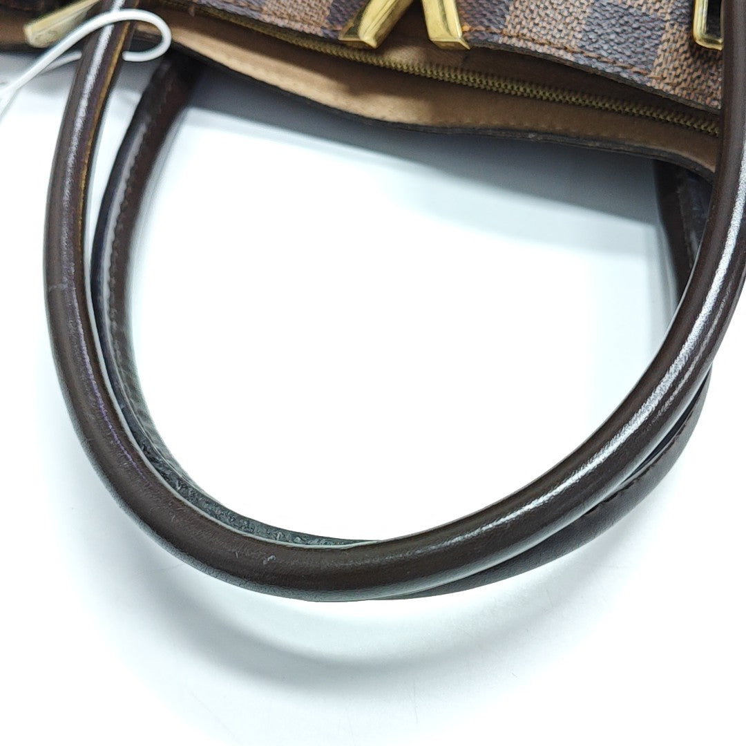 KENSINGTON BOWLING Damier Ebene Coated Canvas Brown