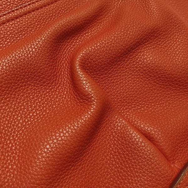Calfskin Shoulder Bag Orange