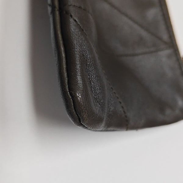 JAMIE SHOPPING Medium Quilted Lambskin Gray