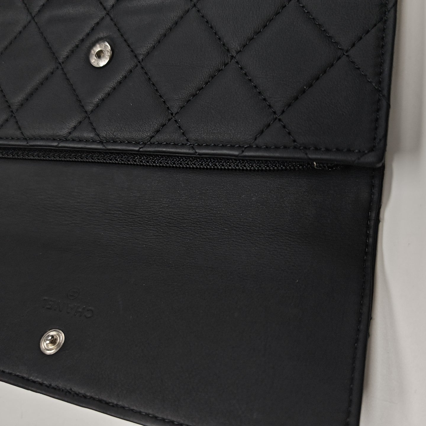 CLASSIC FLAP Mini Quilted Lambskin Black Wallet