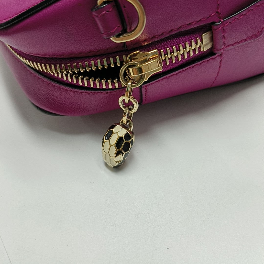 SERPENTI SCAGLIE Calfskin Red