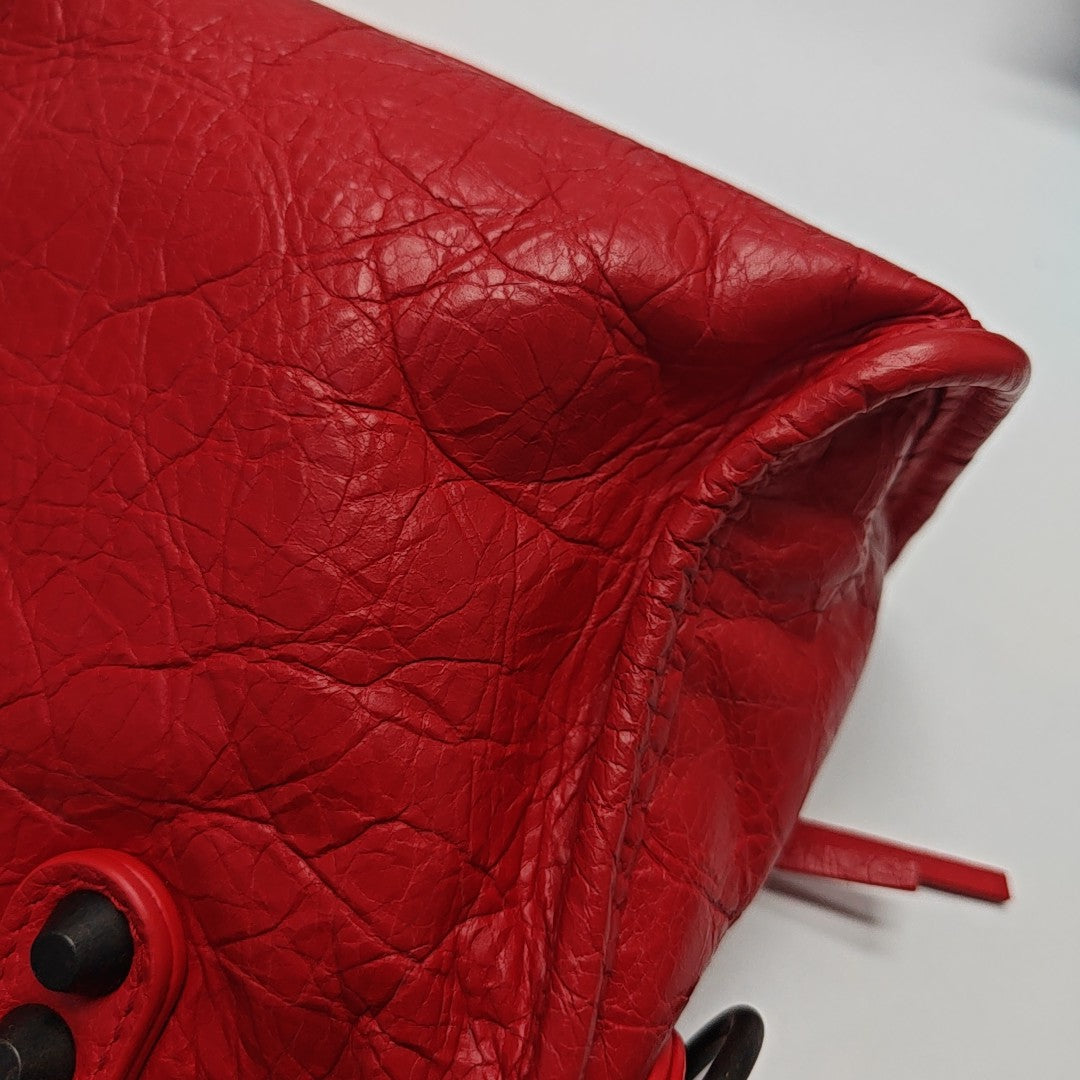 Classic City Mini Lambskin Red