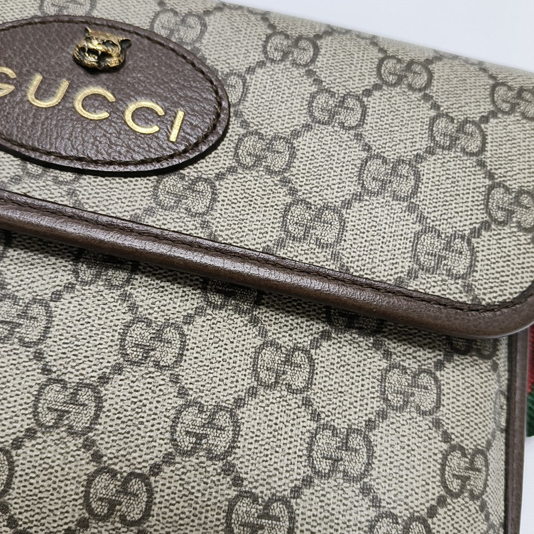 Neo Vintage Monogram Coated Canvas Beige