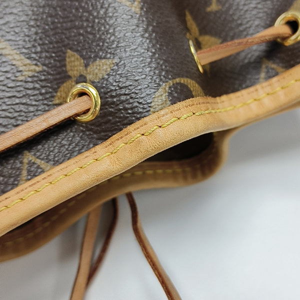 NÉONOÉ Nano Monogram Coated Canvas Brown