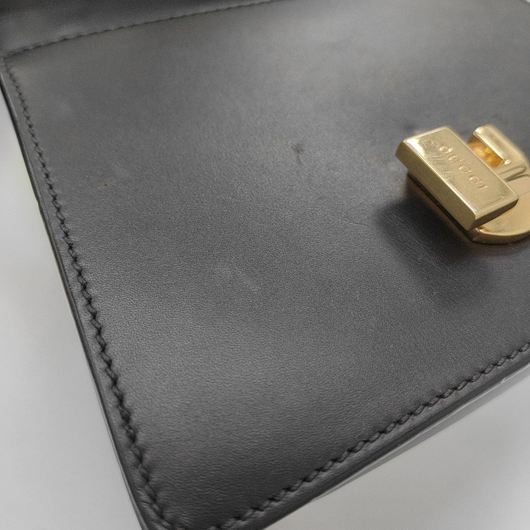 Sylvie Mini Calfskin Black