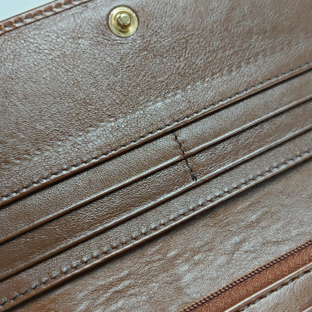Canvas Wallet Brown