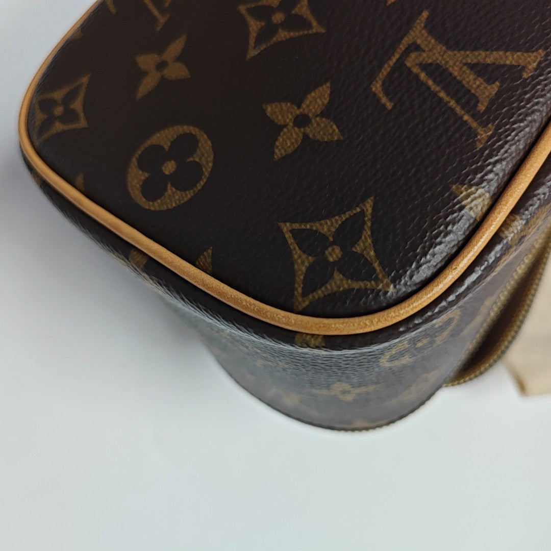 NICE Mini Monogram Coated Canvas Brown
