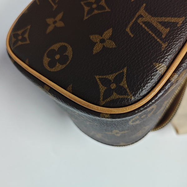 NICE Mini Monogram Coated Canvas Brown