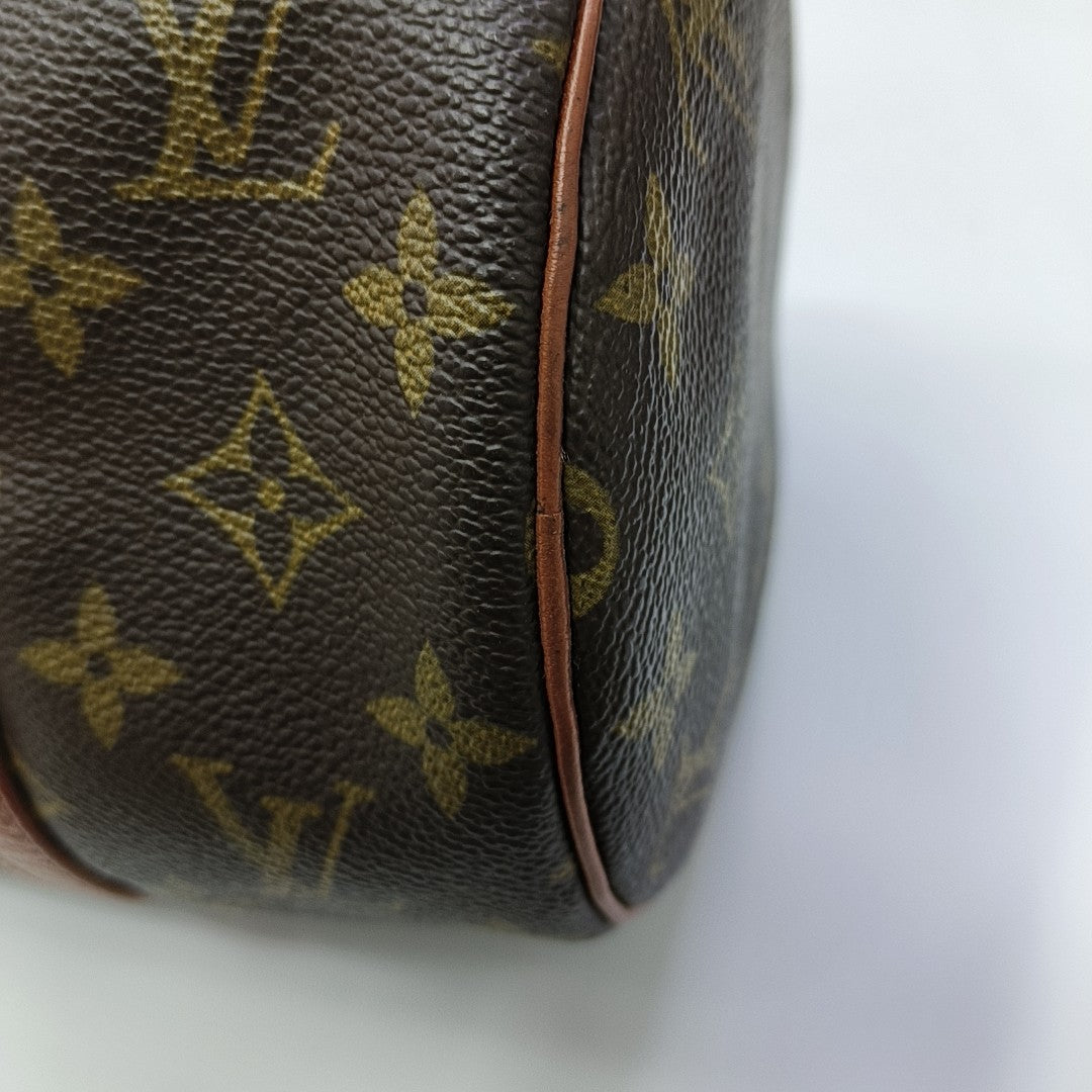 PAPILLON MM Monogram Coated Canvas Brown