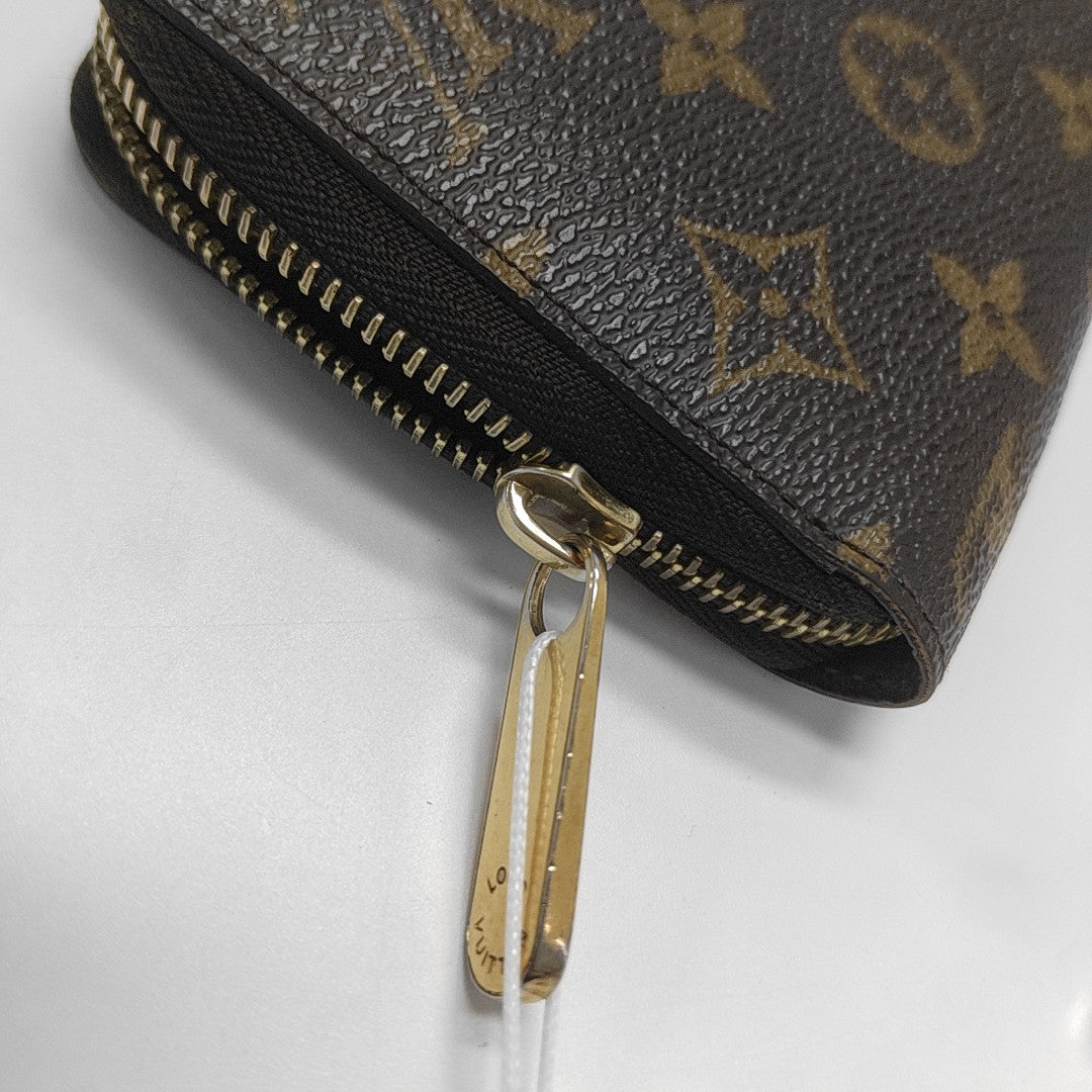 ZIPPY Monogram Coated Canvas Brown Wallet