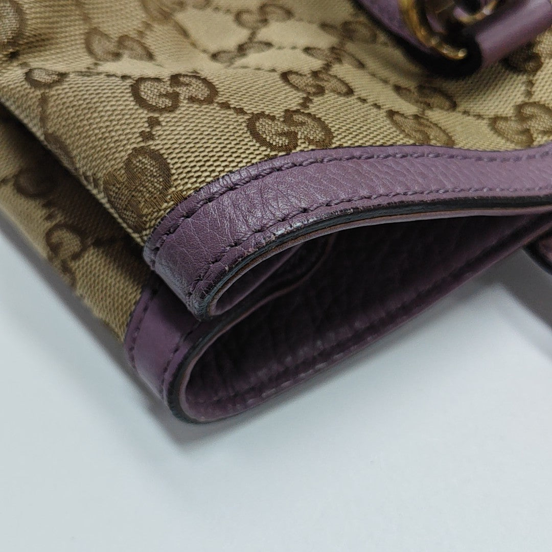 Miss GG Monogram Canvas Brown