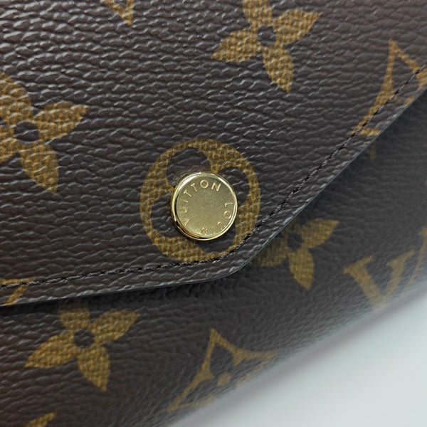 JEANNE Monogram Coated Canvas Brown
