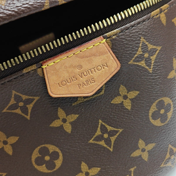 BUMBAG Monogram Coated Canvas Brown