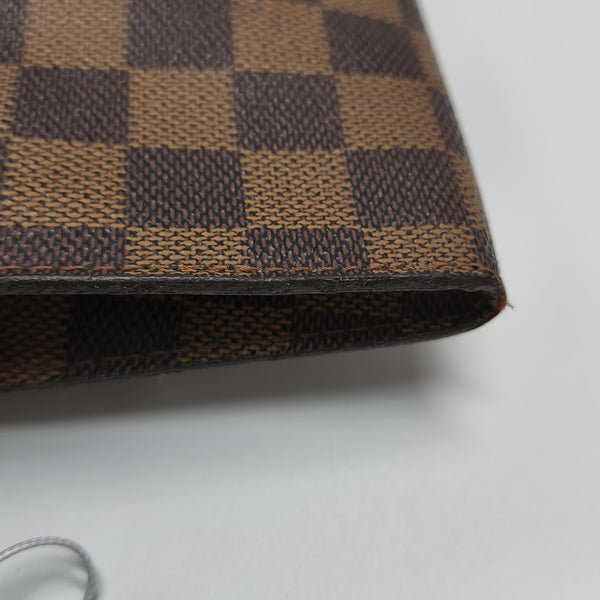 JOSÉPHINE 15 Damier Ebene Coated Canvas Brown