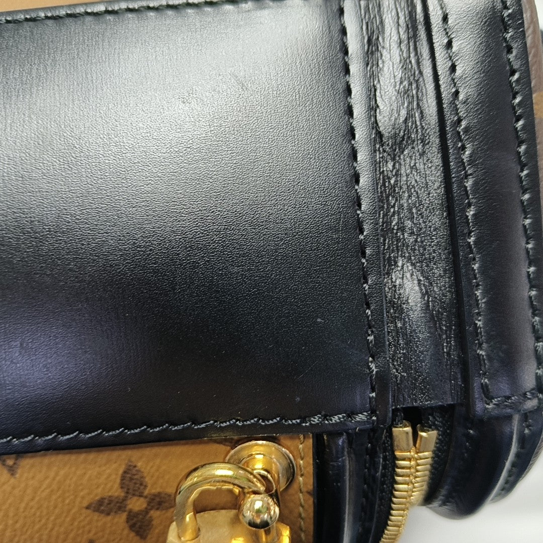 CANNES PM Monogram Coated Canvas Brown