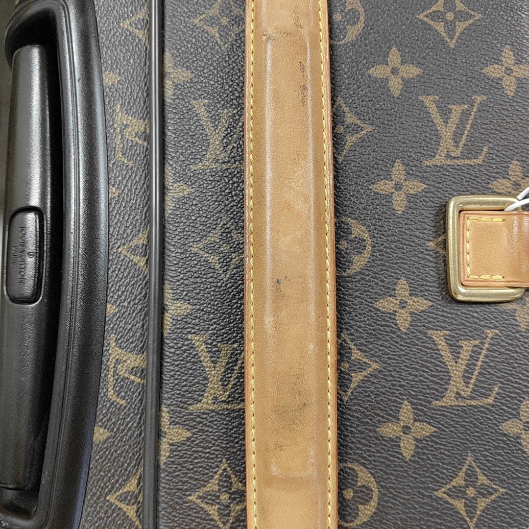 Monogram Coated Canvas Luggage Brown