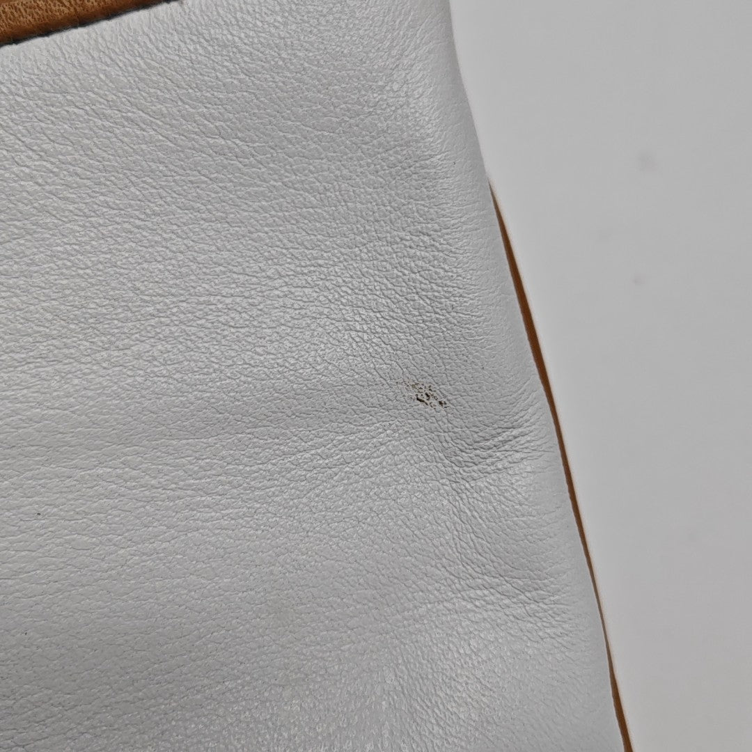 MACADAM CLUTCHES Calfskin White