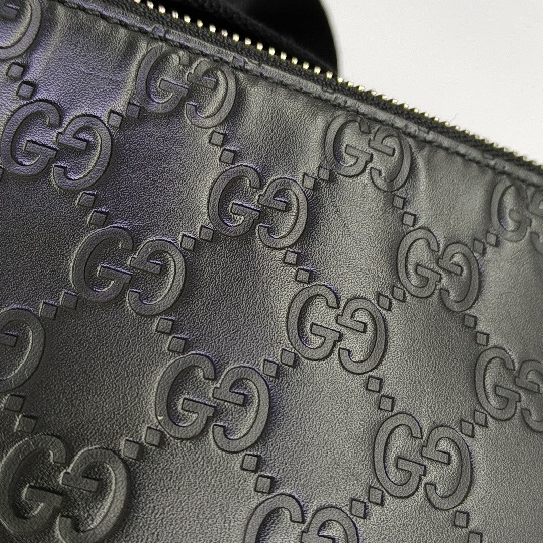 Signature Monogram Calfskin Black