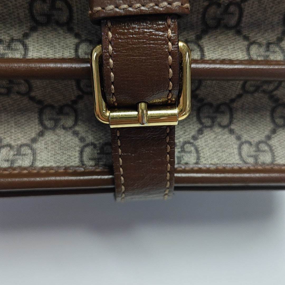 Retro Mini Monogram Coated Canvas Beige
