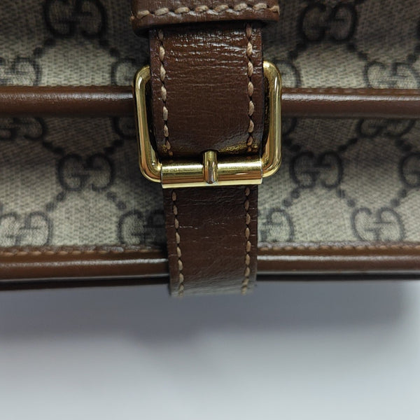 Retro Mini Monogram Coated Canvas Beige