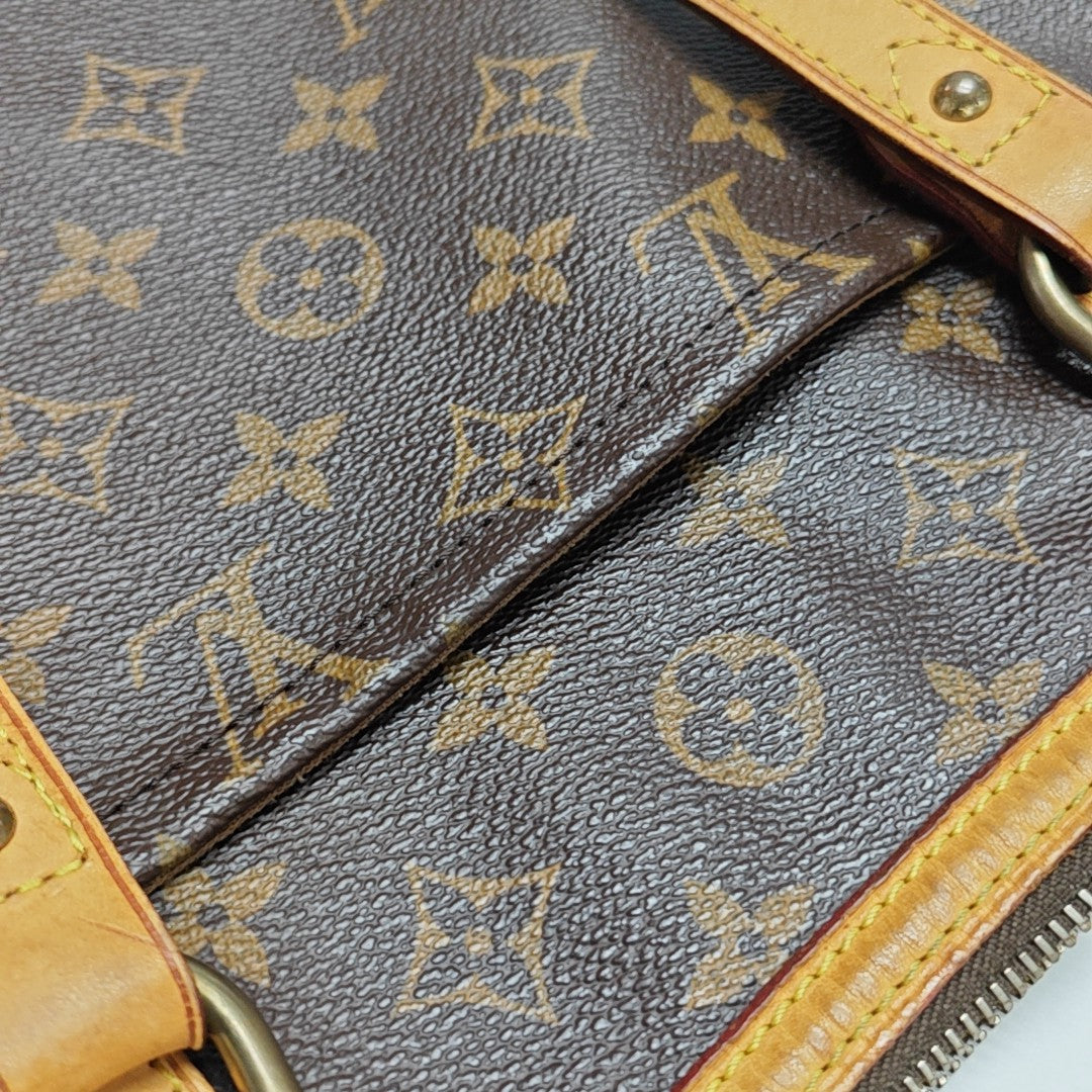 ODEON GM Monogram Coated Canvas Brown
