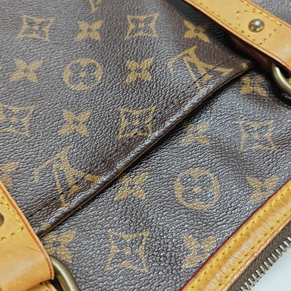 ODEON GM Monogram Coated Canvas Brown