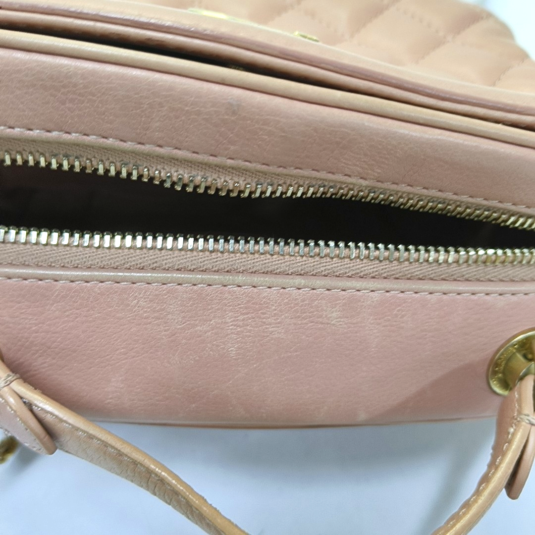 Small Quilted Calfskin Pink