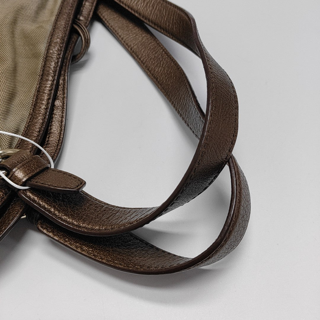 Fabric Tote Bag Beige