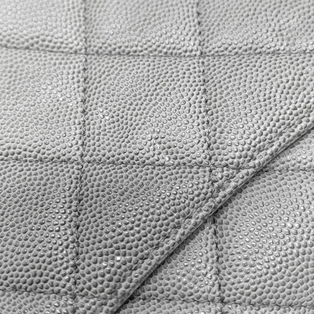 Grained Calfskin Shoulder Bag Green