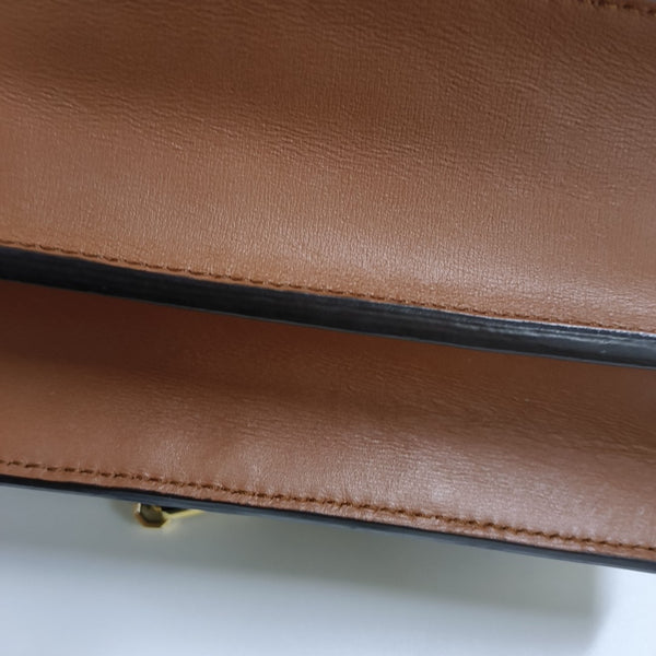 DAUPHINE MM Monogram Coated Canvas Brown
